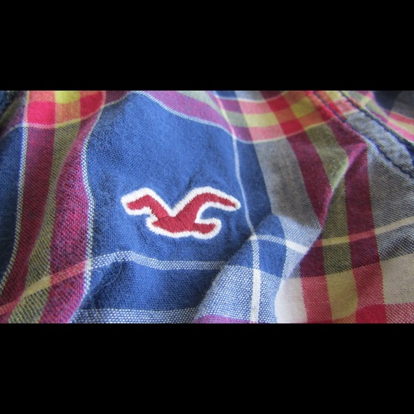 Checkered Hollister Button Down - Picture 4 of 6